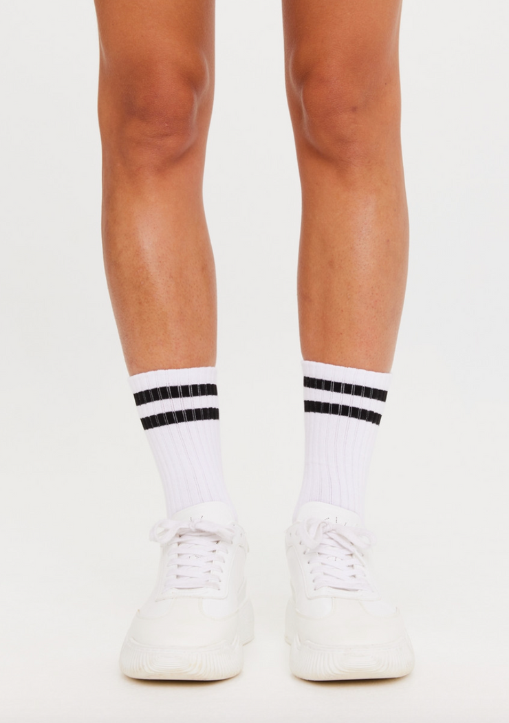 The Upside Black White Arrow Socks
