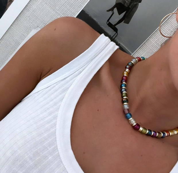 Alexa Leigh Multicolor Beaded Necklace