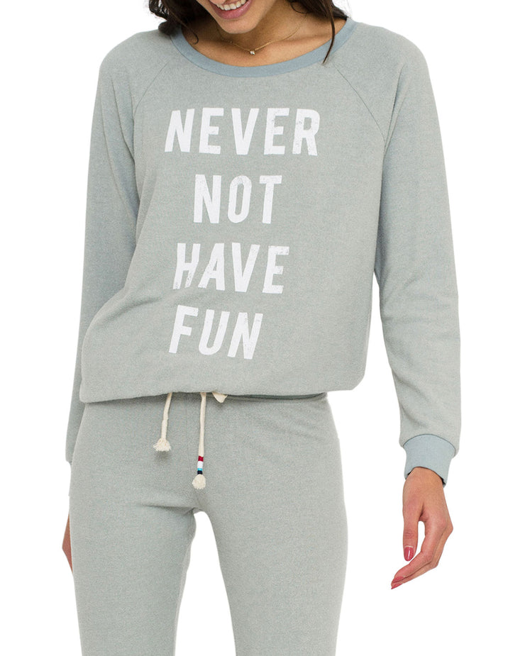 Sol Angeles Never Not Have Fun Pullover 