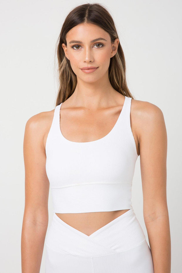 Year of Ours Ribbed Gym Bra-LABL VB/The Collective